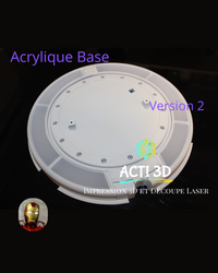 Acrylique V2 glass IRON MAN 62CM simple