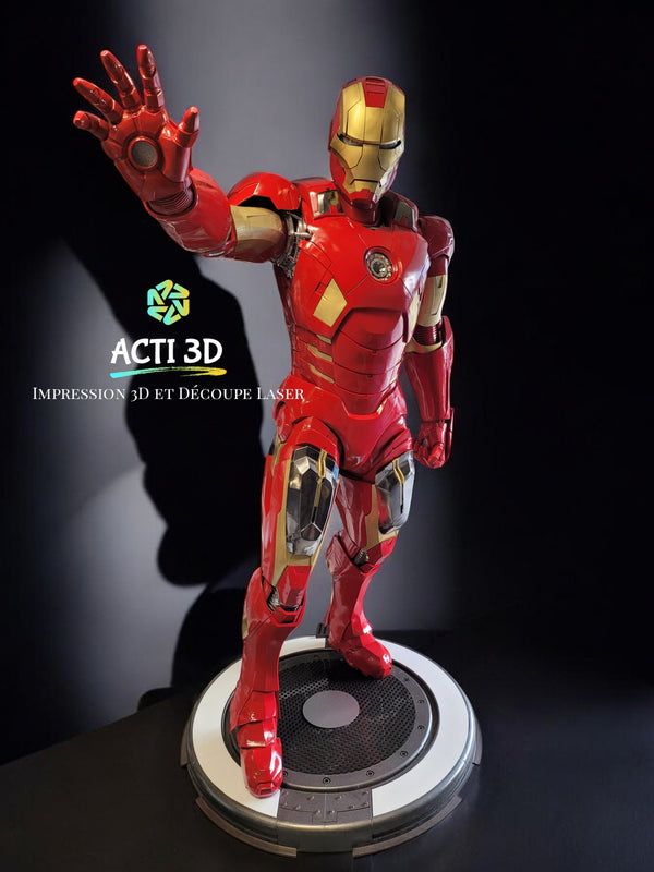 3D printing Iron Man 0.4 to 1.90m