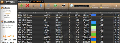 Logiciel de gestion de bobine SPOOL 3D