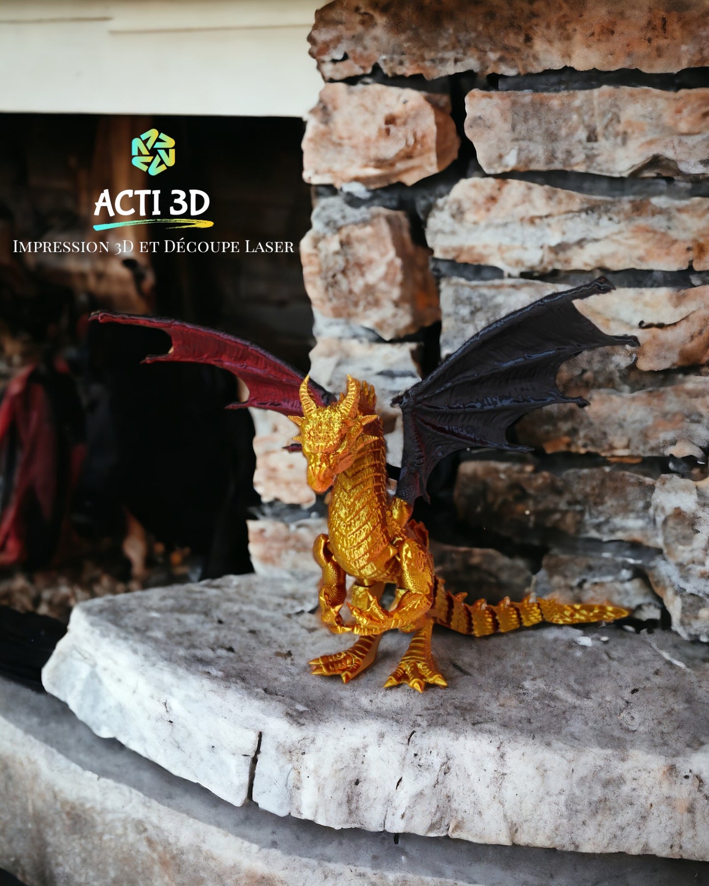 3d printing articulated dragon