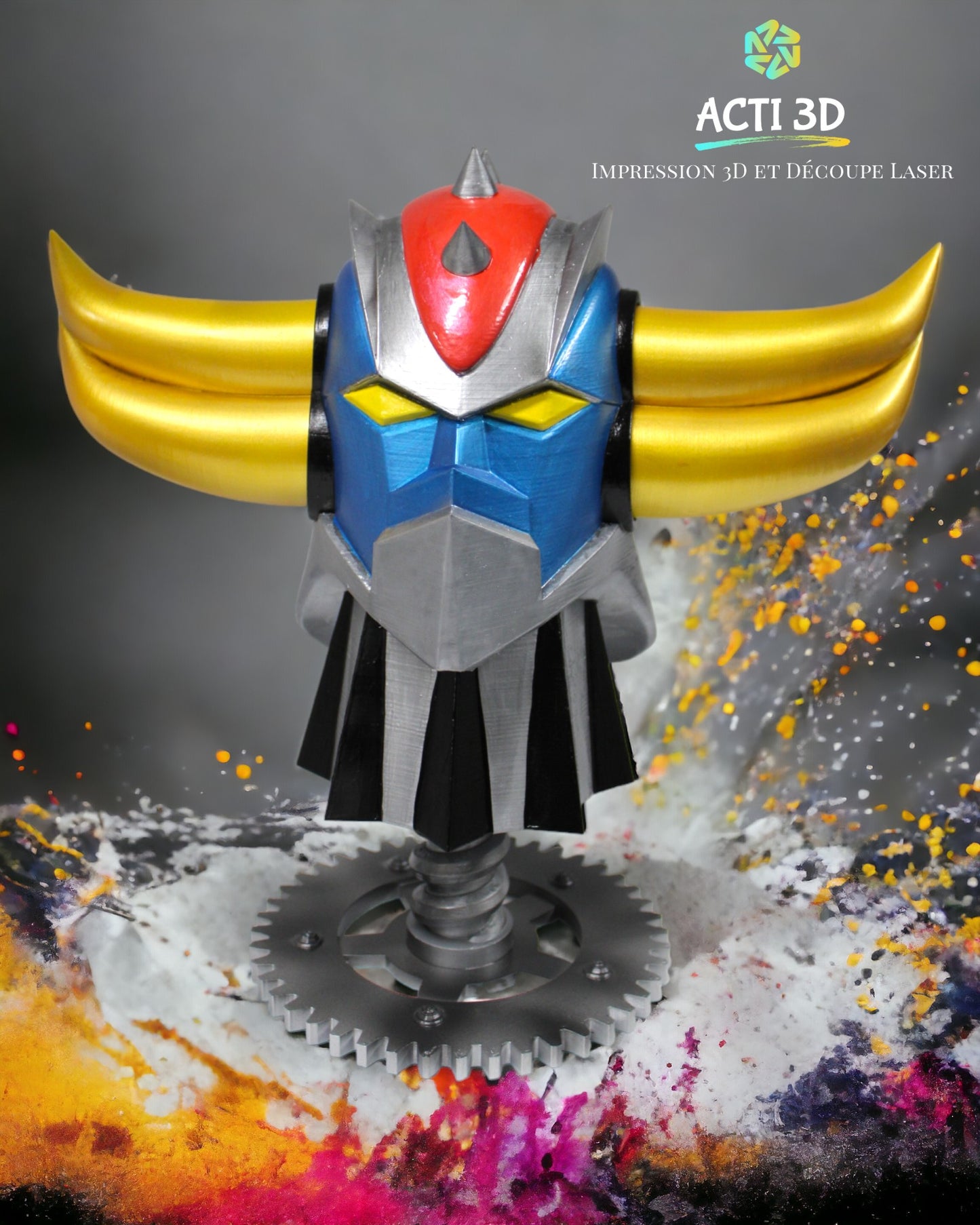 3d printing Grendizer head