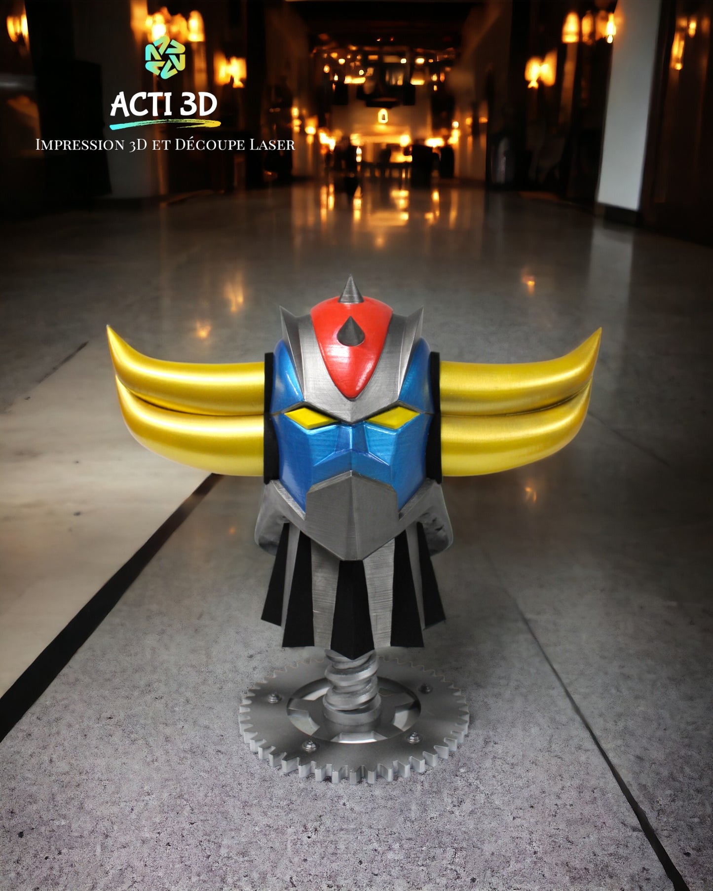 3d printing Grendizer head