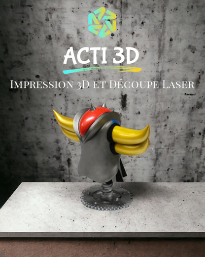 Impression 3d Tête Goldorak