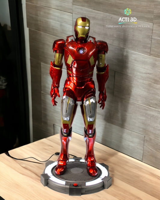 Impression 3d Iron Man ANIMATRONIQUE 62CM