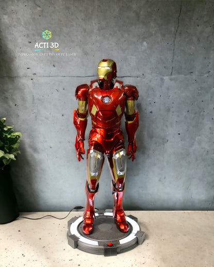 Impression 3d Iron Man ANIMATRONIQUE 62CM