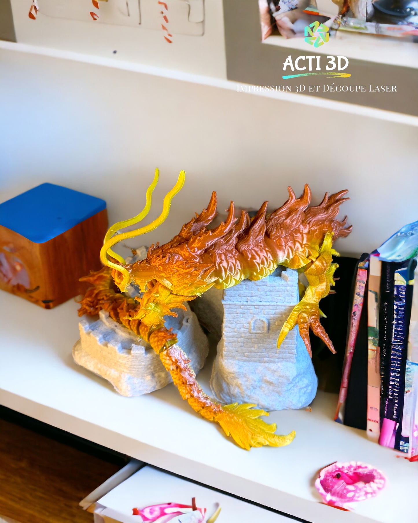 3d printing articulated dragon