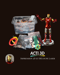 Prepared kit 3d printing Iron Man ANIMATRONIC 62CM