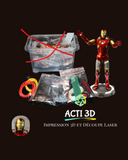 Kit préparé Impression 3d Iron Man ANIMATRONIQUE 62CM (sans Servos)
