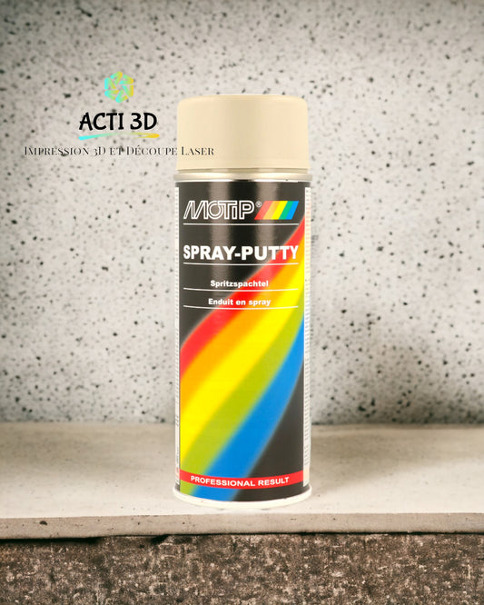 Remplisseur en spray Motip PUTTY 400 ml