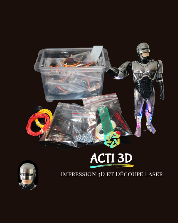 Kit 3d ROBOCOP ANIMATRONIQUE 62CM