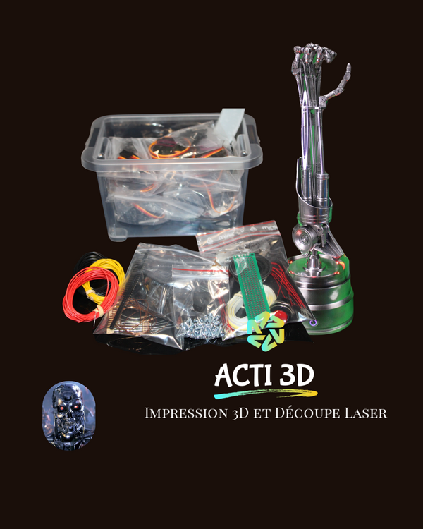 Kit 3d Terminator T800 Animatronique