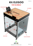 Enclosure IMPRIMANTE ELEGOO Orange Storm Giga